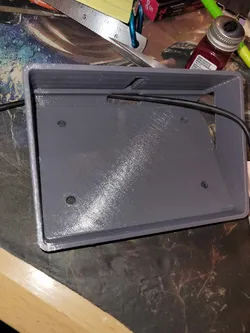 Elgato Stream Deck 15 key case with 25° incline - Solid base; 5mm screw holes