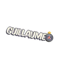 First name LED TO ASSEMBLE Guillaume PSG