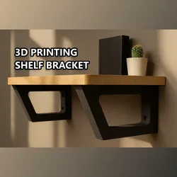 Gratis Other STL indir - 3D Printed Wall Bracket for Shelving - Vinors3DLab