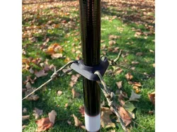 guy wire system for spiderbeam mast/ telescopic mast/ telescopic fishing pole with rope tensioners/winders