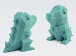 Low-Poly Totodile