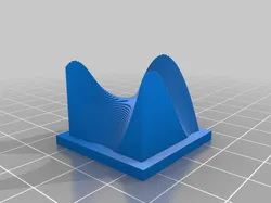 Monkey saddle contour graph