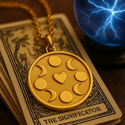 Moon Phases Heart Pendant - Lunar Love STL File