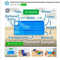 Muestras filamentos By GlennovitS 3D