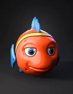 orange toy car with blue wheels