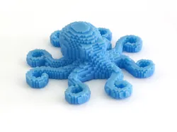 Pixel Octopus - Minimal Voxel Octopus