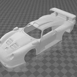 Porsche 911 GT1 (993) Shell Body – Divided Parts for Easy Printing