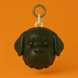 Terranova 3D Plastic Key Ring - STL
