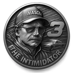 THE INTIMIDATOR COIN TOKEN WALL ART