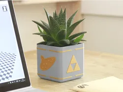 Zelda Planter - Single / Dual Extrusion Minimal Planter