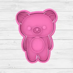 Cutter and Stamp Rilakkuma Teddy Bear standing up