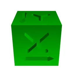 Free 3D Printer Parts STL Download - calibration cube (not mine)by Soufian bs