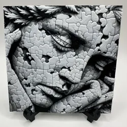 HueForge - Wall Art - "Fractured Memories"