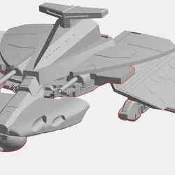 Klingon She'khan attack cruiser