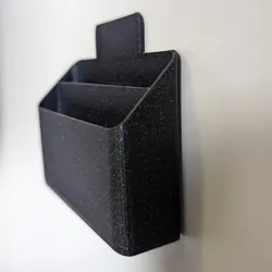 Lightweight post-it holder with two compartments
