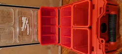 Milwaukee Packout Compatible Organizer - 4 Cavity Divided Rectangular Bin