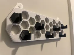 Modern Hexagon Keys Hanger / Wall Hooks