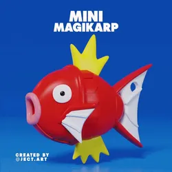 Other STL تنزيل - Magikarp Mini Flexible – Modelo 3D - JECT-ART