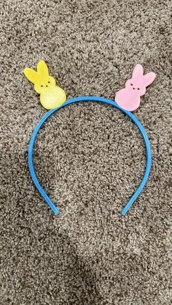 Peeps Easter Bunny Headband Tri-color Version for MMU