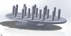 Rotatable spool holder