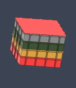 Stackable sorter (Storage of sewing and other small things.)