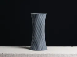 Trophy Vase | Hexagon Texture (Vase Mode)