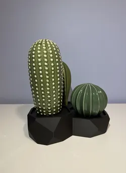 3D printed stand for ikea glass cactus SJÄLSLIGT