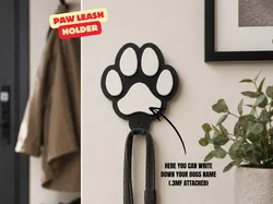 3D printer bestanden | 3MF | PAW LEASH HANGER