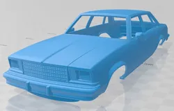 Chevrolet Malibu Classic Sedan 1979 Printable Body Car 3D Print Model in Automotive 462843