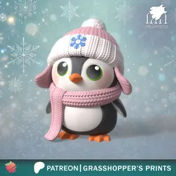 Cozy Penguin aka Penguin in Scarf