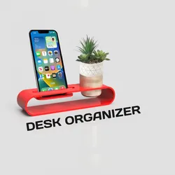 Desk organizer and planter 3D Print Model in Other 464089