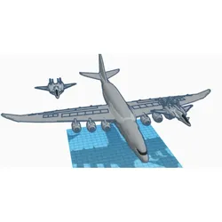 Free Other STL Download - CARGO PLANEby Jbled