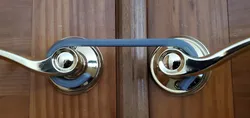 French Door Knob Hook Latch