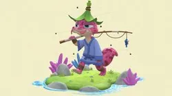 Gecko - Scaly Fisherman - Character Diorama