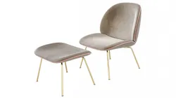 Gubi Beetle Lounge Chair Ottoman