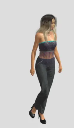 Lady3 animations 56