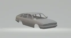 Lancia gamma berlina 3D Print Model in Vehicle 464738