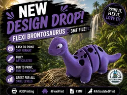 Layer Llama - Flexi Brontosaurus