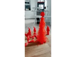 mini Christmas tree + topper