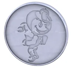Ohio State Brutus Buckeye Round Coin