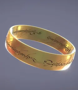 One Ring Print 3D Print Model in Rings 463727