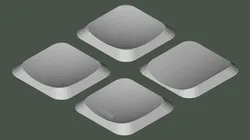 Parametric Keycap Veneers for Flat Laptop Keyboards