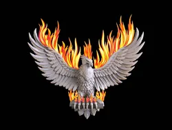 Phoenix 3D Print Model in Sculpture 462892