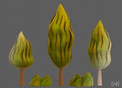 Trees Cartoon V47