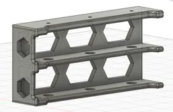Under Desk Dual Laptop mount