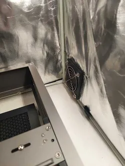 Verstärkungsplatte für Abluftlüfter der Schutzhülle des Creality Falcon2