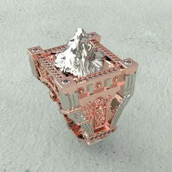 City Men Ring 3D Export