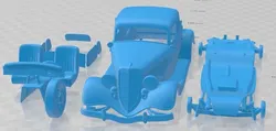 Coupe 1934 Printable Car 3D Print Model in Automotive 466737
