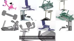 EXERCISE EQUIPMENT MINIATURES PACK