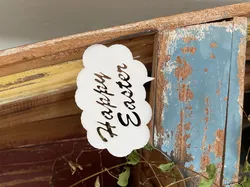 Happy Easter Speech Bubble Card two-tone